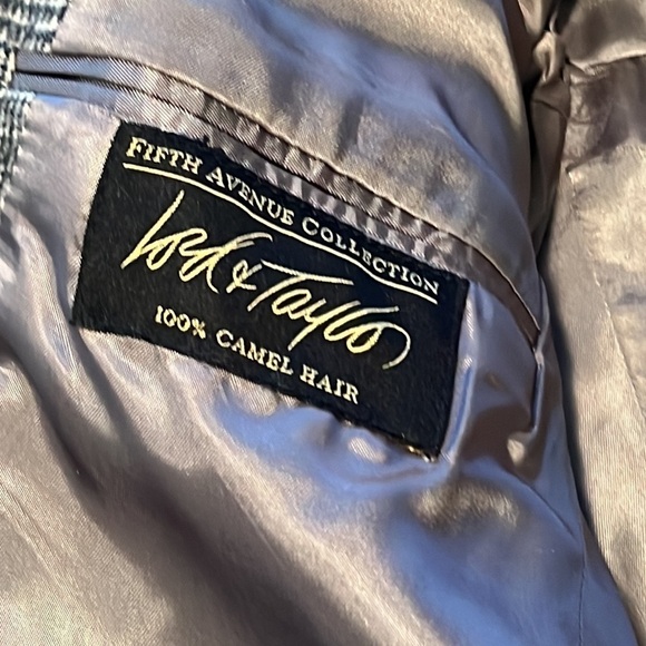 Fifth Avenue Collection Lord & Taylor men's blazer 100% Camel hair. - Picture 8 of 11